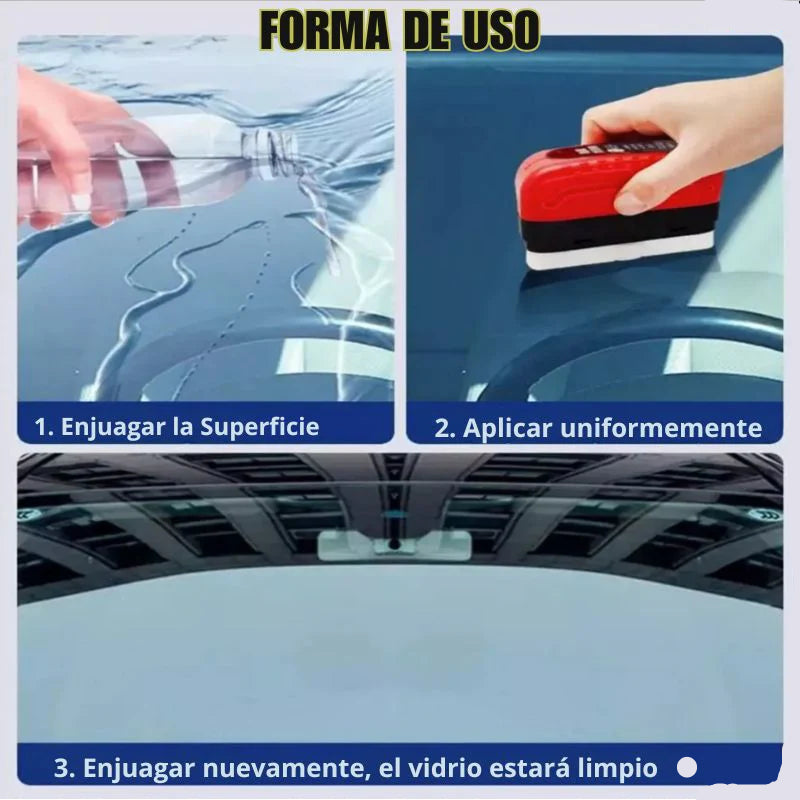 Pack 2 VidriClear Brush Limpiador de Parabrisas Empañados y Anti Lluvia