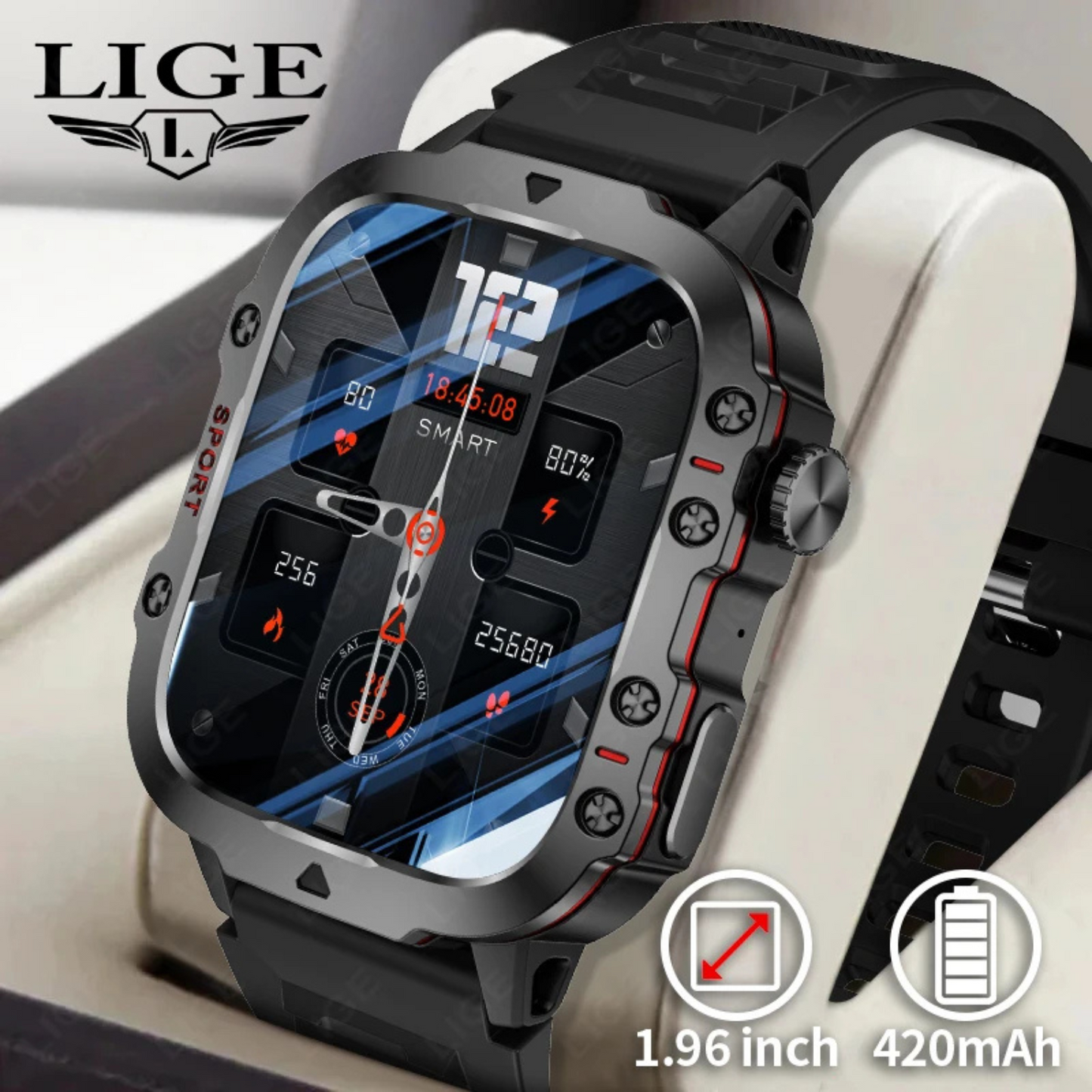 Smartwatch Deportivo Hombre LIGE QX11
