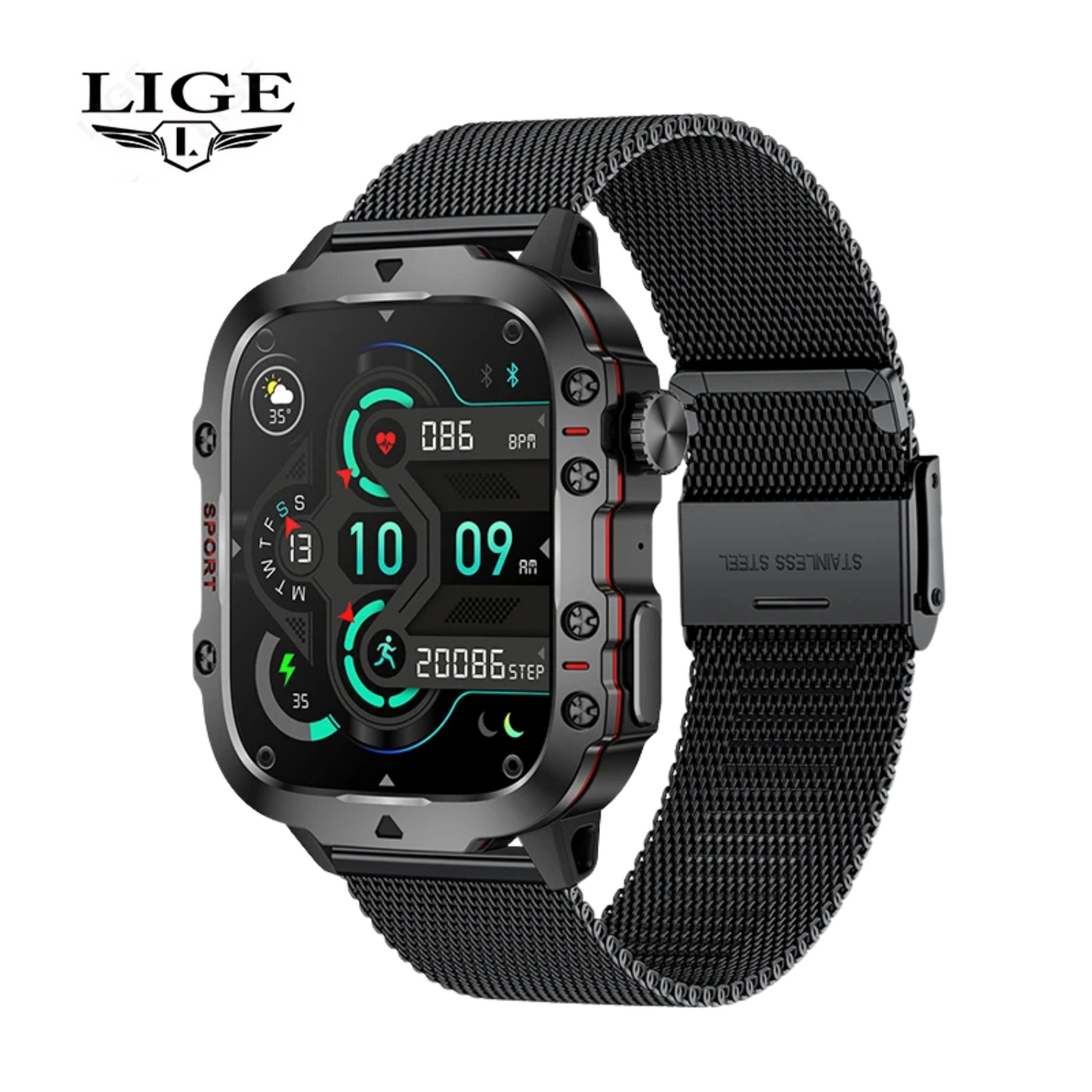 Smartwatch Deportivo Hombre LIGE QX11