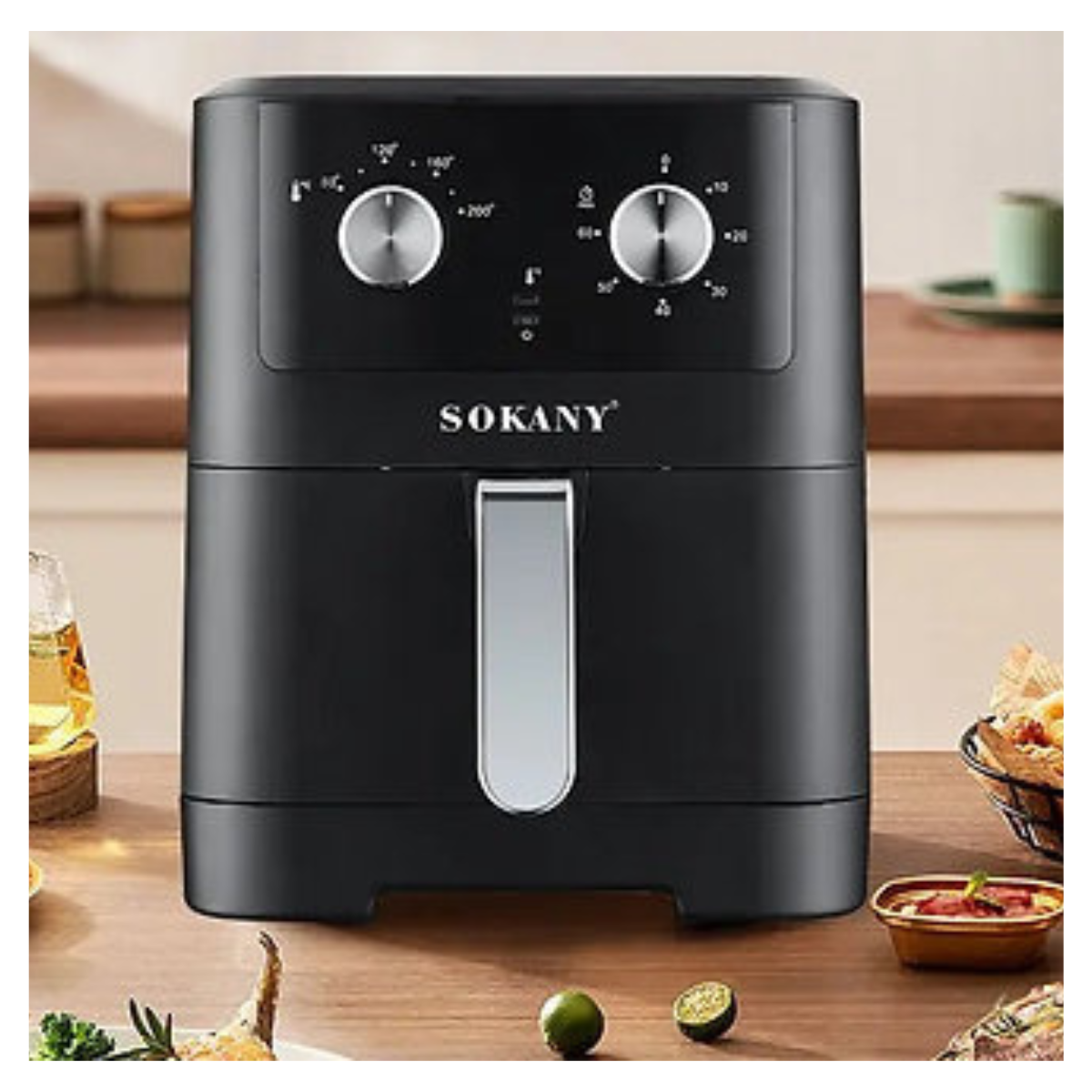 Freidora De Aire Sokany 8 Litros 2000w