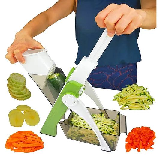 Cortador Rebanador Multifuncional para Verduras y Frutas