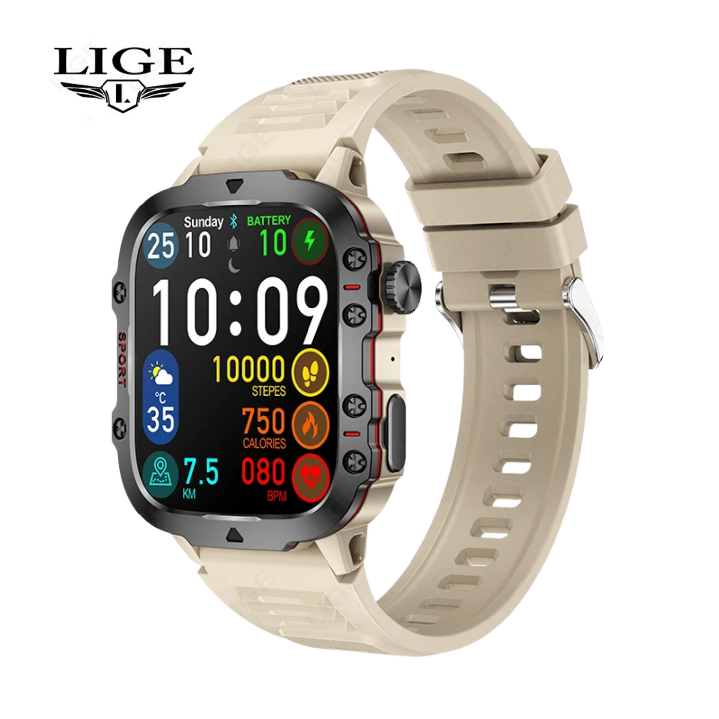 Smartwatch Deportivo Hombre LIGE QX11