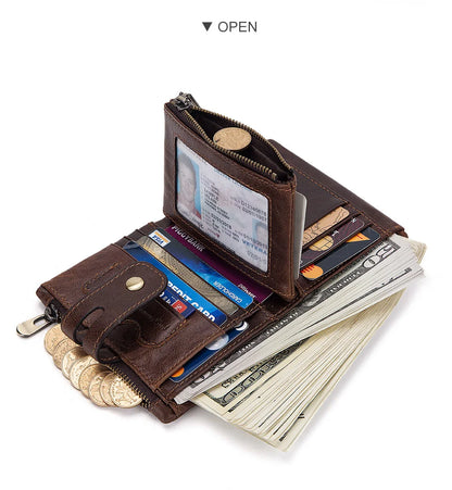 Billetera Hombre Cuero HUMERPAUL con RFID