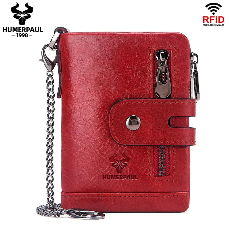 Billetera Hombre Cuero HUMERPAUL con RFID