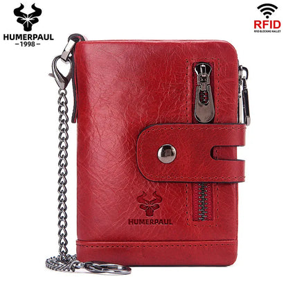Billetera Hombre Cuero HUMERPAUL con RFID