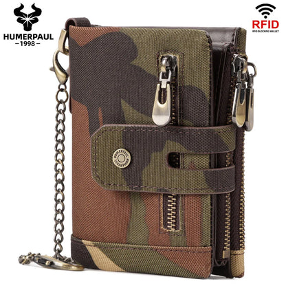 Billetera Hombre Cuero HUMERPAUL con RFID