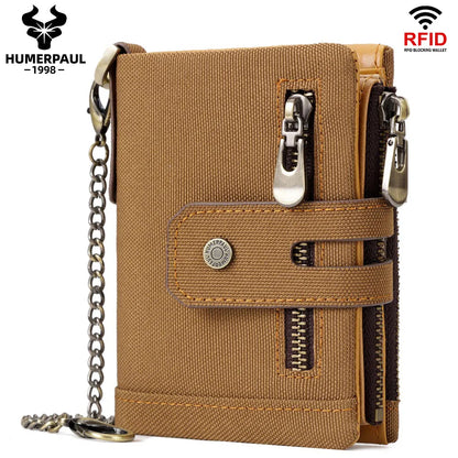 Billetera Hombre Cuero HUMERPAUL con RFID