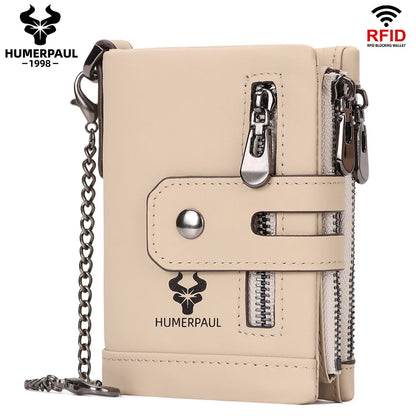 Billetera Hombre Cuero HUMERPAUL con RFID