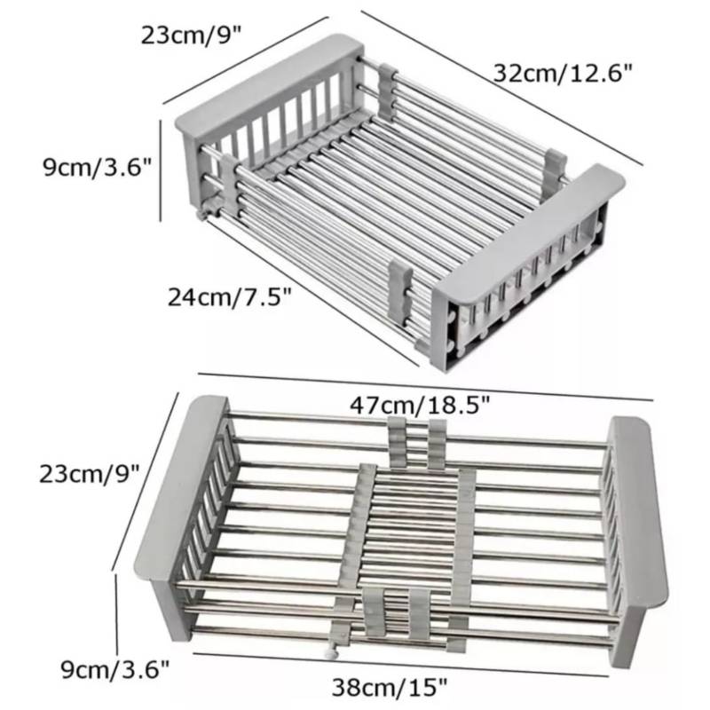 Ripley - SECADOR DE PLATOS ESCURRIDOR ACERO INOXIDABLE