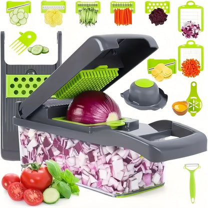 Picadora Rebanadora Alimentos 12 Funciones